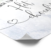 クリスマスウォームアップザホットチョコレートバー ポスター (角)