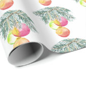 クリスマスウォーユニークターカラー(マゼンタ) ラッピングペーパー (ロールコーナー)