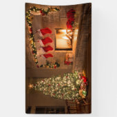 クリスマスウォールバナー 横断幕 (縦)