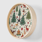 クリスマスウォール時計 壁時計 (傾斜)