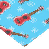 クリスマスウクレレUke選手のミュージシャンパターン ショートテーブルランナー (コーナー)