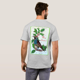 クリスマスウズラTシャツ Tシャツ