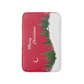 クリスマスウッズシーンバスマット バスマット (正面縦)