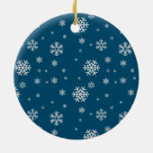 クリスマスウッドランドトナカイ セラミックオーナメント (裏面)