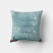 クリスマスウッドランド動物，キツネ クッション (裏面)