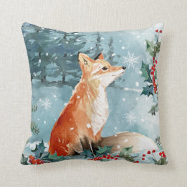 クリスマスウッドランド動物,キツネ クッション