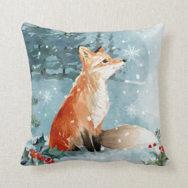 クリスマスウッドランド動物,キツネ クッション