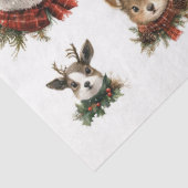 クリスマスウッドランド動物 薄葉紙 (詳細)