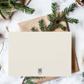 クリスマスウッド素朴ロープフォトコラージュ シーズンカード