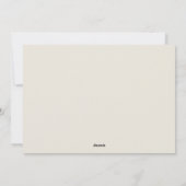 クリスマスウッド素朴ロープフォトコラージュ シーズンカード (裏面)