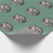 クリスマスウマズラッピング紙 ラッピングペーパー (角)