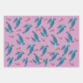 クリスマスウミガメ ラッピングペーパーシート (正面3)