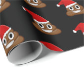 クリスマスウンチ絵文字かわいいおもしろい ラッピングペーパー (ロールコーナー)