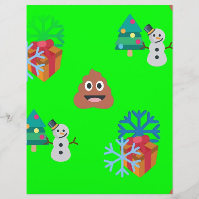 クリスマスウンチ絵文字 (正面)