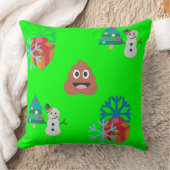 クリスマスウンチ絵文字 クッション (ブランケット)