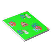 クリスマスウンチ絵文字 ノートパッド (アングル)