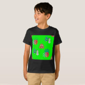 クリスマスウンチ絵文字 Tシャツ (正面フル)