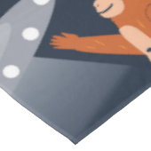 クリスマスエイリアンイエティサスカッチビッグフット テーブルクロス (アングル)