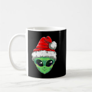 クリスマスエイリアンサンタおもしろいコスチュームUFOサンタハット コーヒーマグカップ