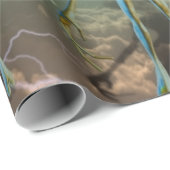 クリスマスエイリアンラッピング紙 ラッピングペーパー (ロールコーナー)