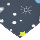 クリスマスエイリアン奪取ビッグフットyetiサスカッチ テーブルクロス (アングル)