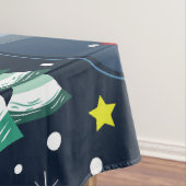 クリスマスエイリアン奪取ビッグフットyetiサスカッチ テーブルクロス (インサイチュ)