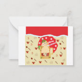 クリスマスエグノグオーナメント2024 ノートカード (裏面)