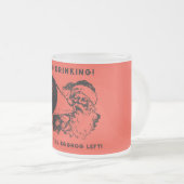 クリスマスエグノサンタ フロストグラスマグカップ (正面右)