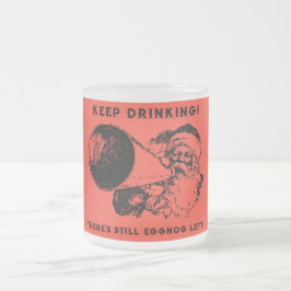 クリスマスエグノサンタ フロストグラスマグカップ