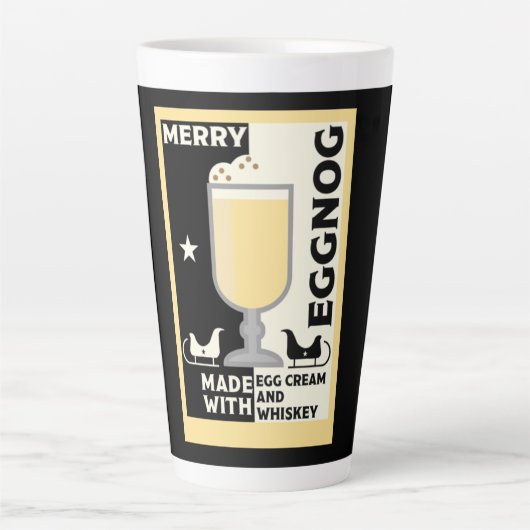 クリスマスエグノパンチ カフェラテマグ (正面)