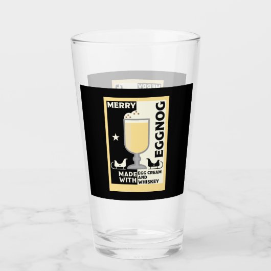 クリスマスエグノパンチ タンブラーグラス (正面)