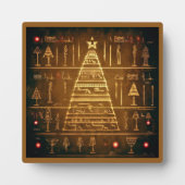 クリスマスエジプト絵文字3 フォトプラーク (正面)