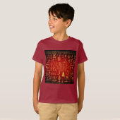 クリスマスエジプト絵文字4 Tシャツ (正面フル)