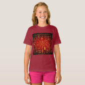 クリスマスエジプト絵文字4 Tシャツ (正面フル)