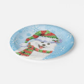 クリスマスエッキー紙プレート ペーパープレート (アングル)