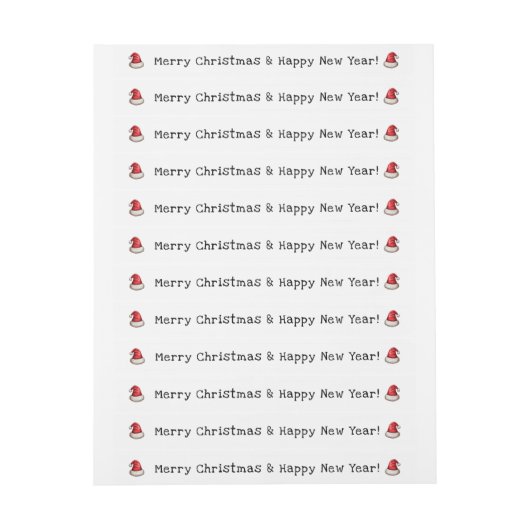 クリスマスエッグカートンシールの耐性強化 ラップアラウンドラベル (シート)