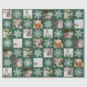 🌲クリスマスエディションカスタムのスクエアインスタグラムの写真 ラッピングペーパー (フラット)