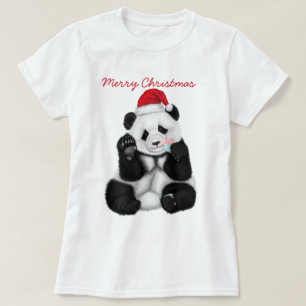 クリスマスエディションベビーパンダ Tシャツ