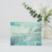 クリスマスエバーグリーンフォレストウィンター至 シーズンポストカード (スタンド正面)