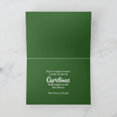 クリスマスエバーグリーンブランチ シーズンカード (内部)