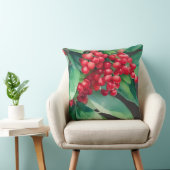 クリスマスエバーグリーンレッドベリー クッション (椅子)