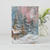 クリスマスエフェメラのグリーティングカード (スタンド正面)