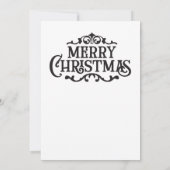 クリスマスエフェメラのグリーティングカード (裏面)