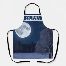 クリスマスエプロンの満月 エプロン