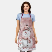 クリスマスエプロン エプロン (着用した状態)