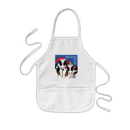 クリスマスエプロン「モー年」 子供用エプロン