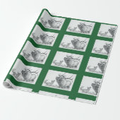 クリスマスエルクアンドキツネ ラッピングペーパー (アンロールド)