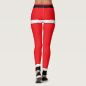 クリスマスエルフサンタクロースレッド レギンス (裏面)