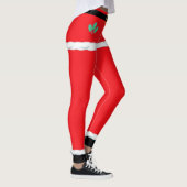 クリスマスエルフサンタクロースレッド レギンス (右)