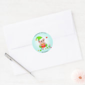 クリスマスエルフ製品+ジャー ラベル ハンドメイド (封筒)